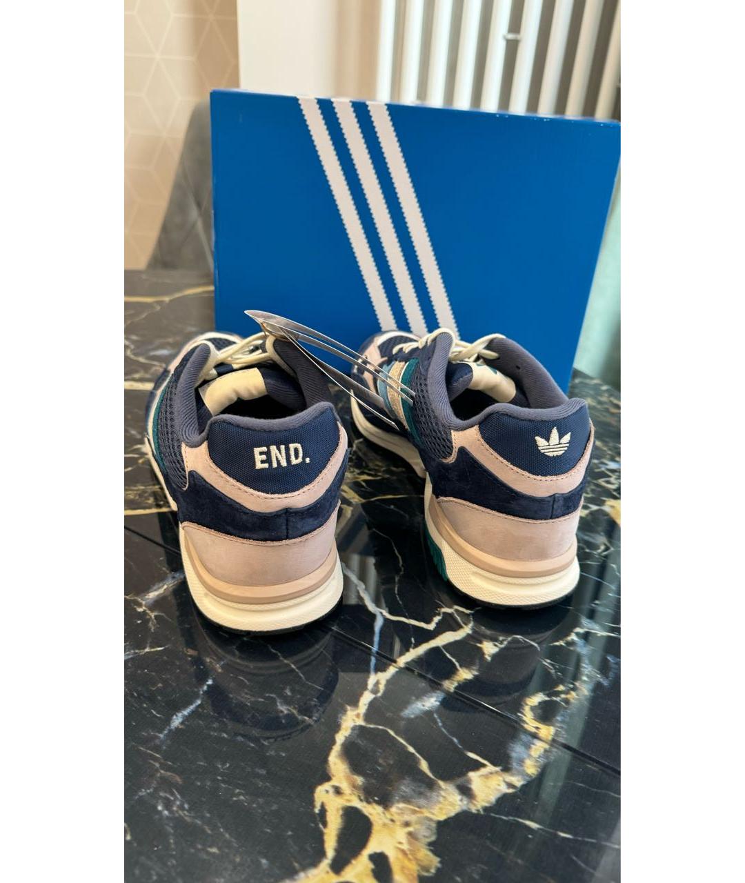 ADIDAS Темно-синие замшевые низкие кроссовки / кеды, фото 6