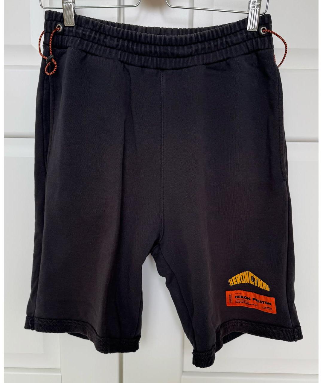 HERON PRESTON Черные шорты, фото 4