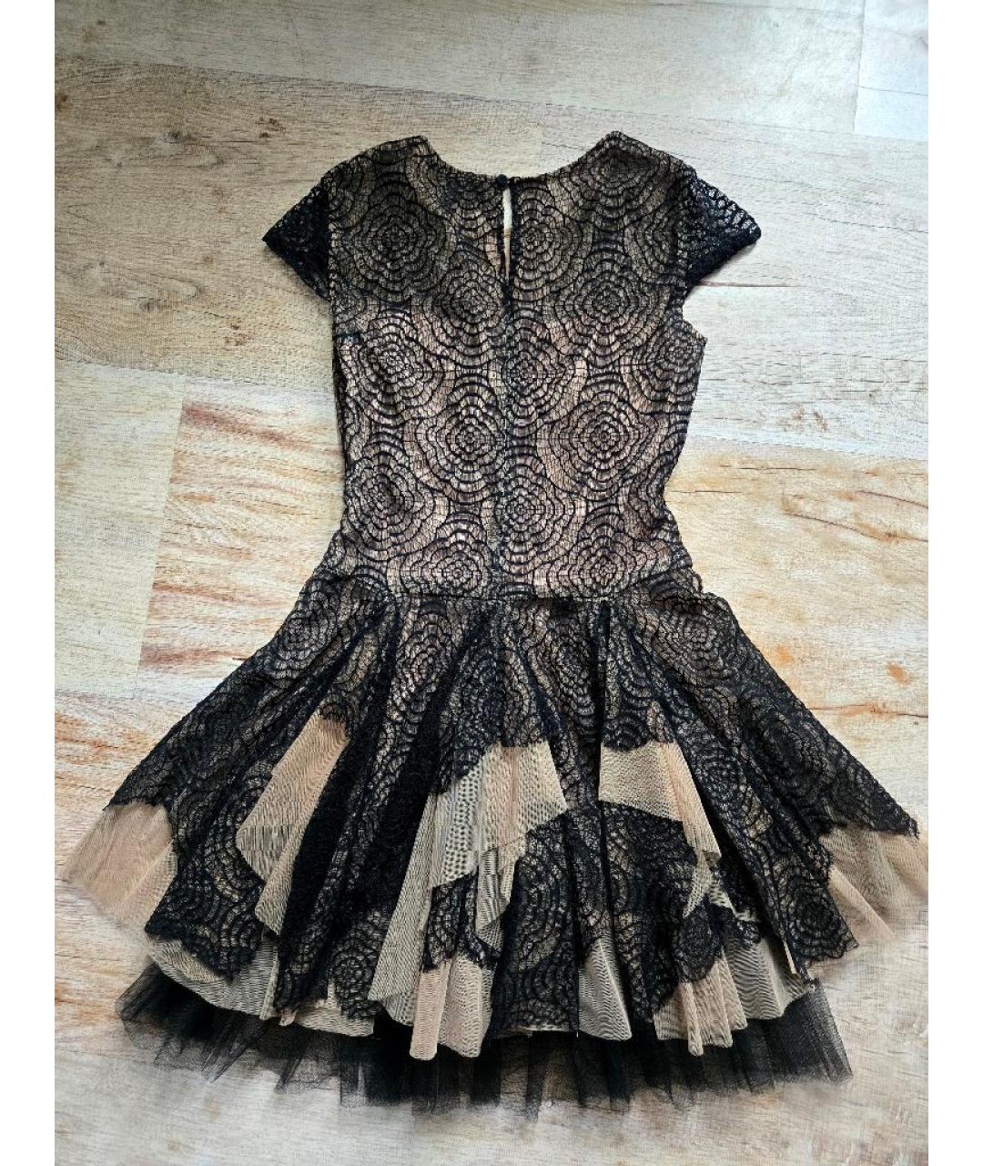 BCBG MAXAZRIA Черное полиэстеровое коктейльное платье, фото 2