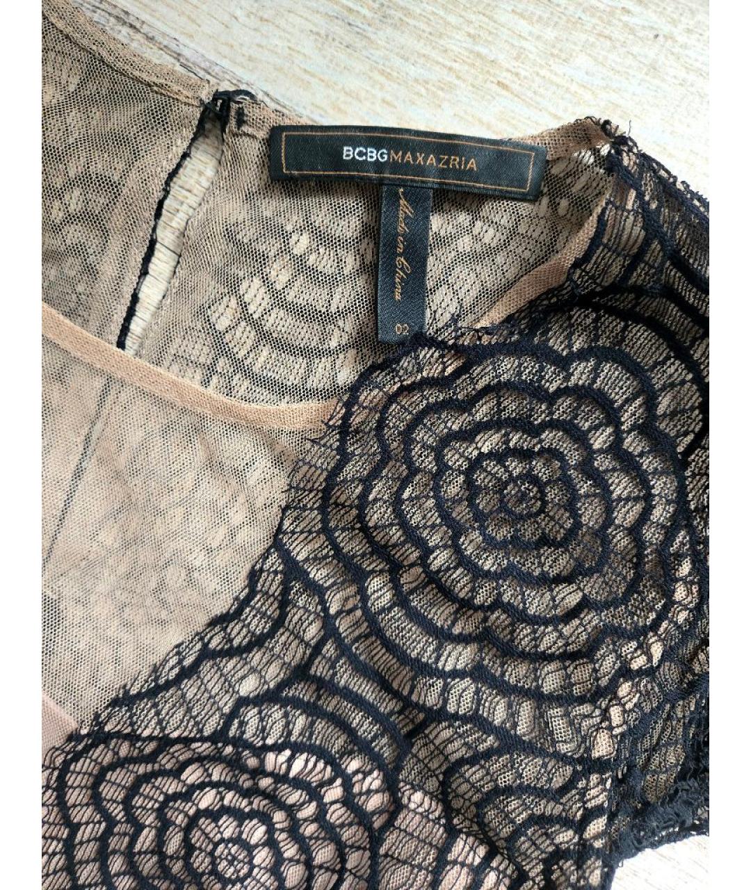 BCBG MAXAZRIA Черное полиэстеровое коктейльное платье, фото 3