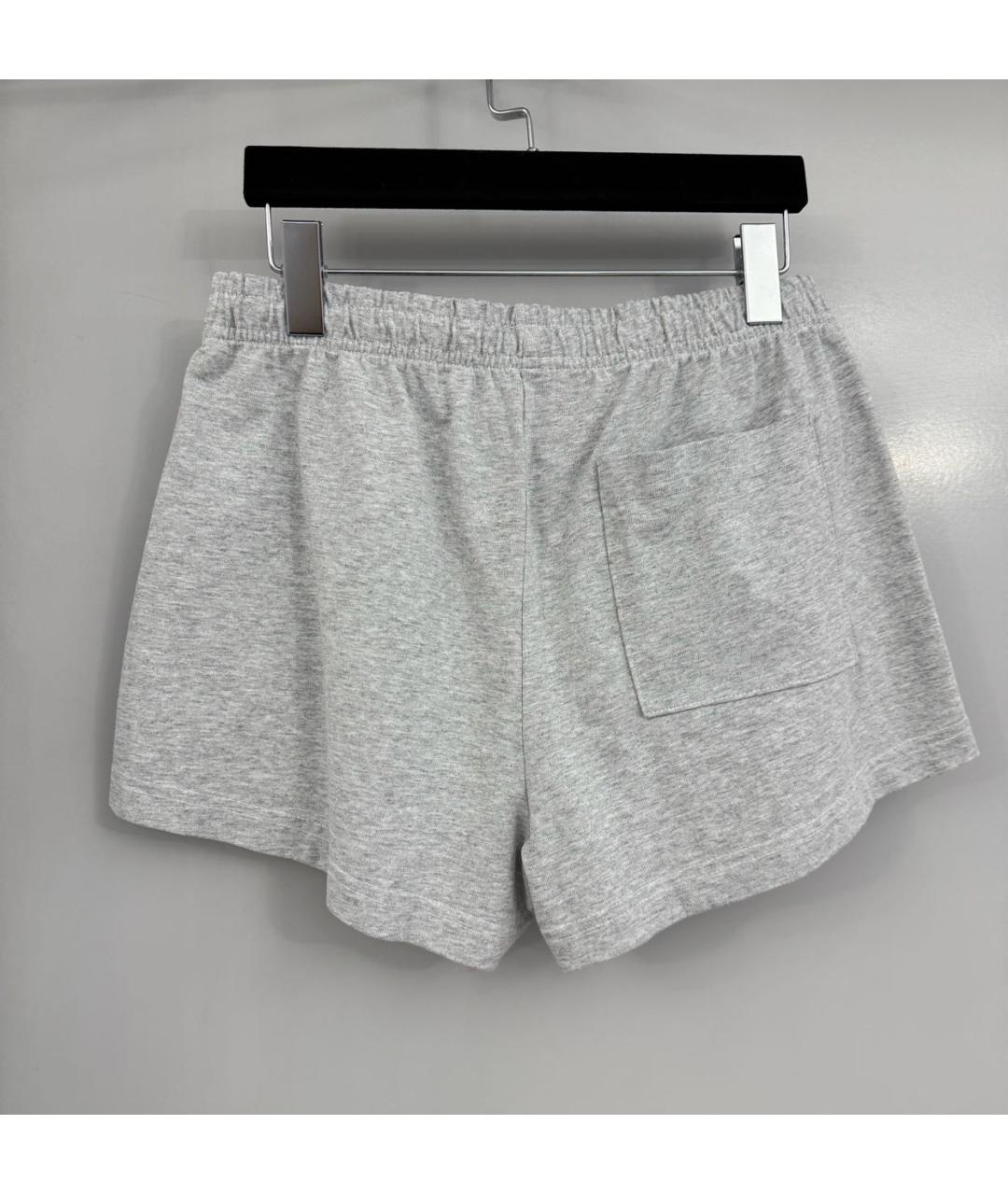 SPORTY AND RICH Серые хлопковые шорты, фото 2