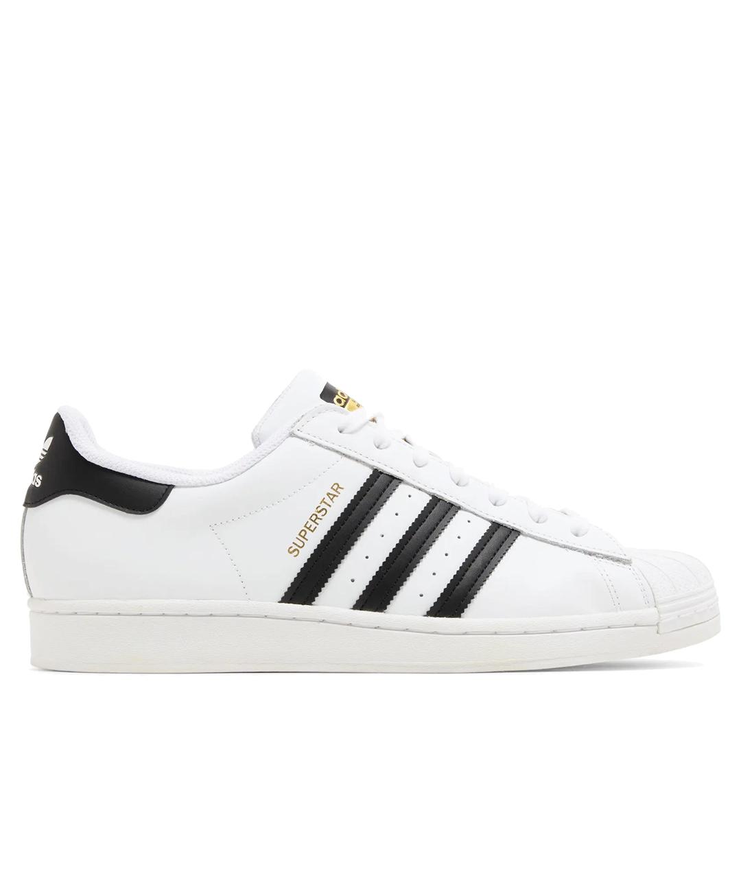 ADIDAS Белые кожаные кроссовки, фото 1