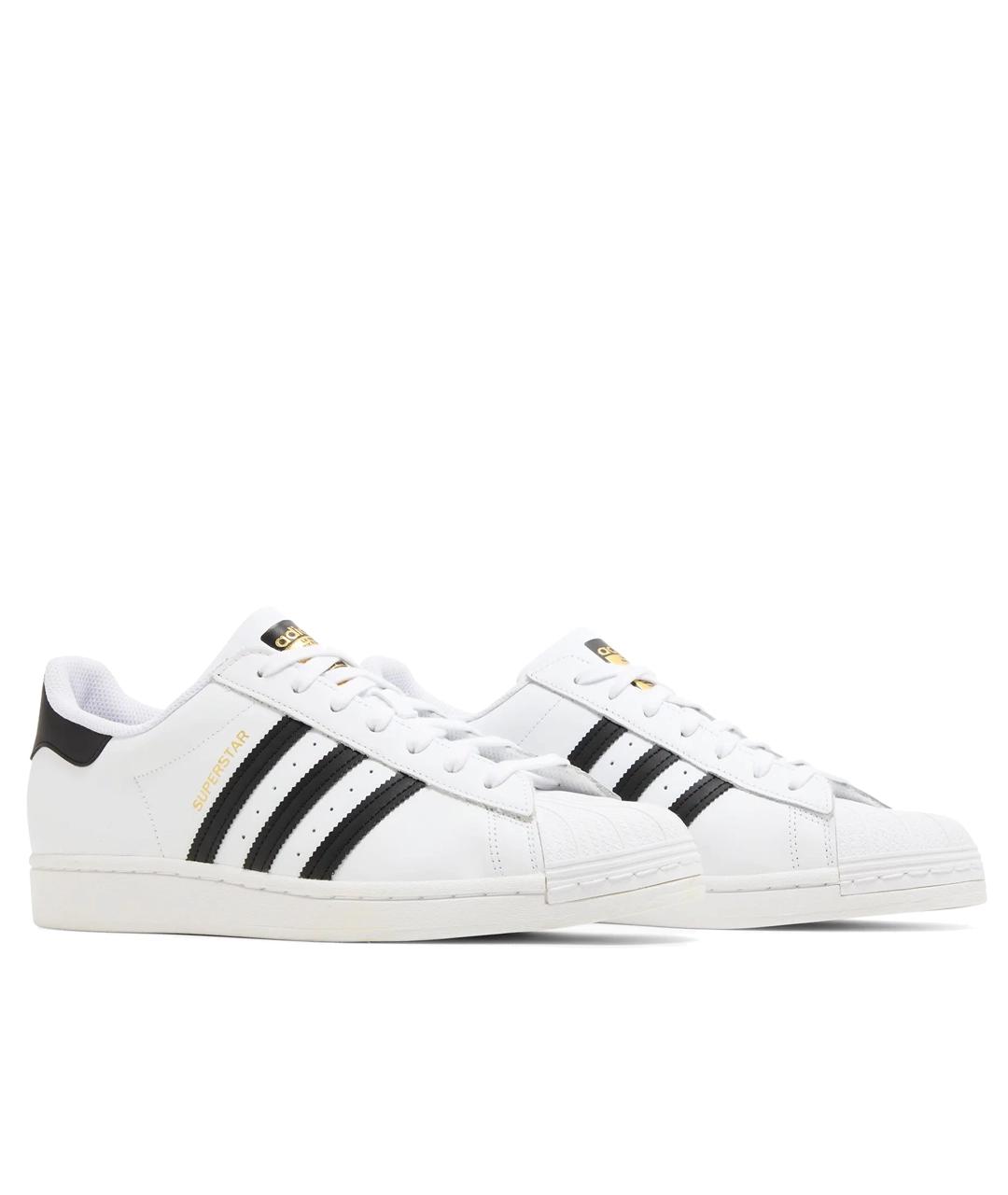 ADIDAS Белые кожаные кроссовки, фото 2