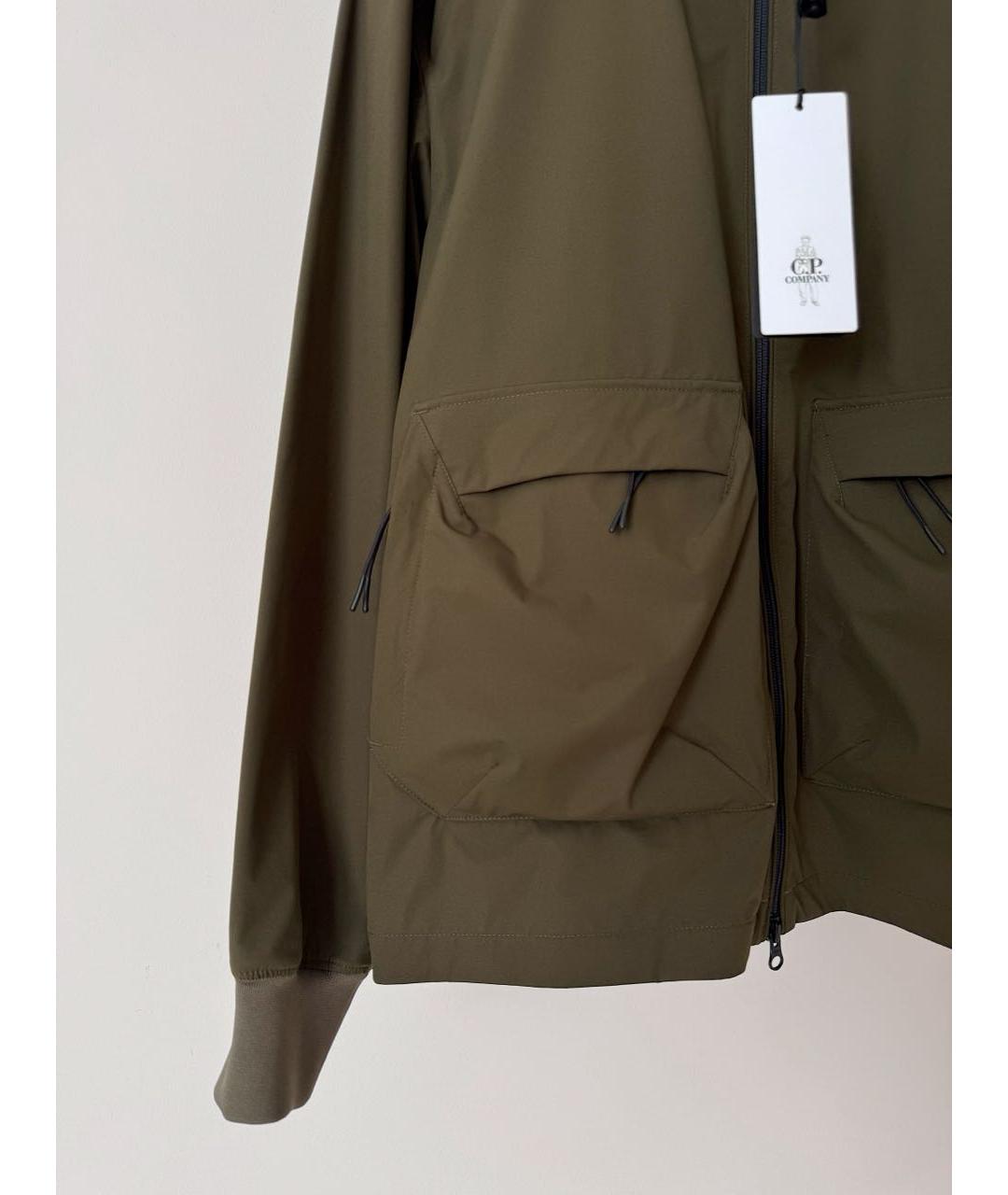 CP COMPANY Коричневая полиэстеровая куртка, фото 3