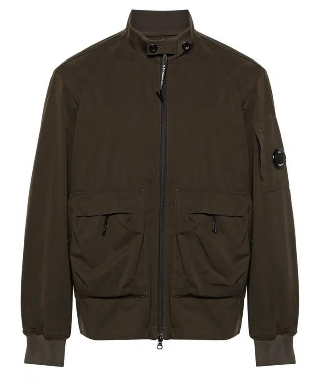 CP COMPANY Коричневая полиэстеровая куртка, фото 1
