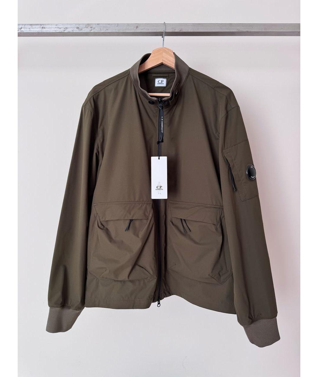 CP COMPANY Коричневая полиэстеровая куртка, фото 6