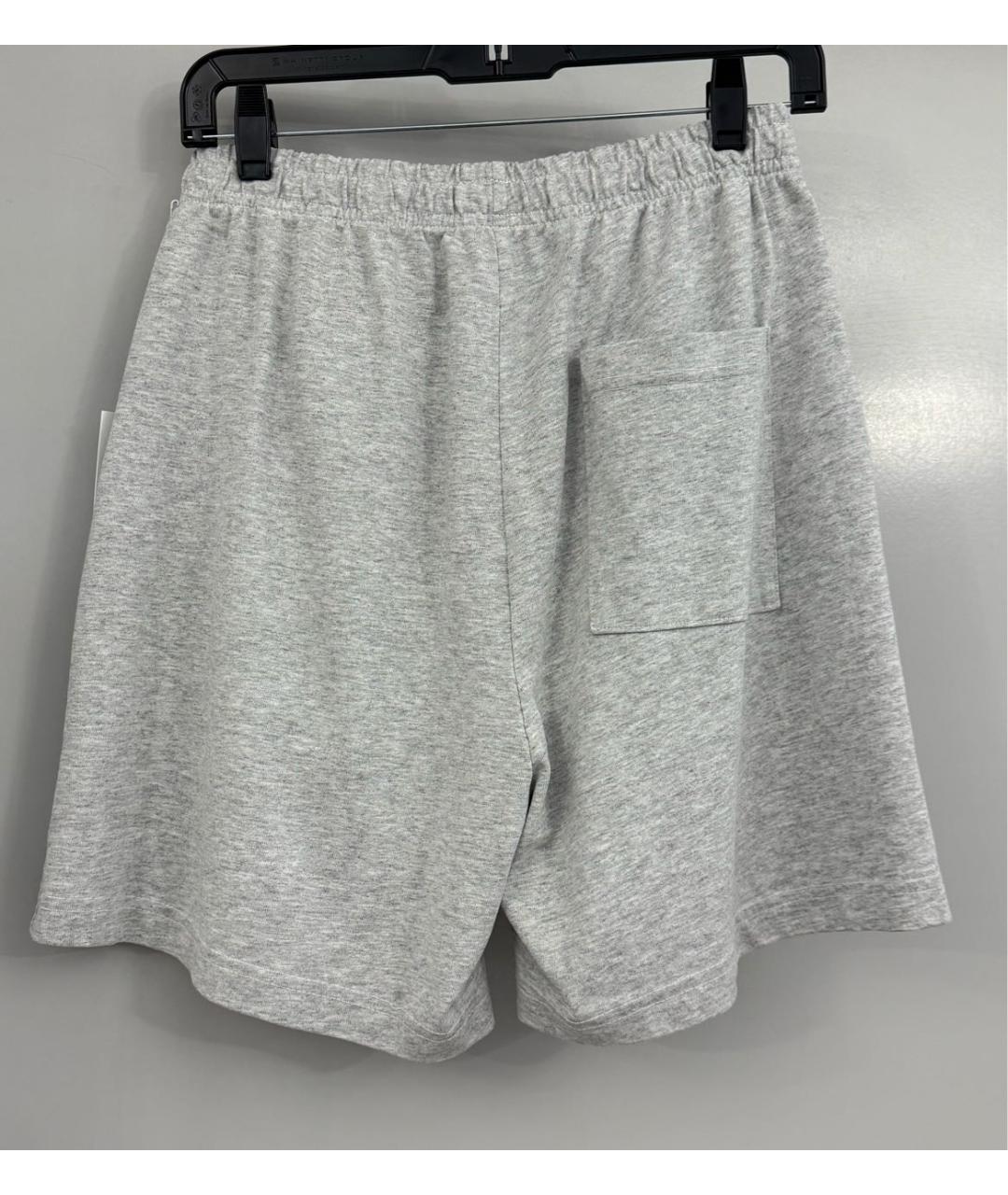 SPORTY AND RICH Серые хлопковые шорты, фото 2
