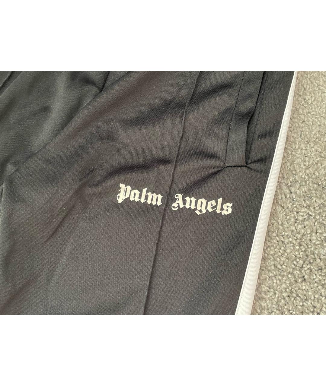 PALM ANGELS Черные полиэстеровые повседневные брюки, фото 6