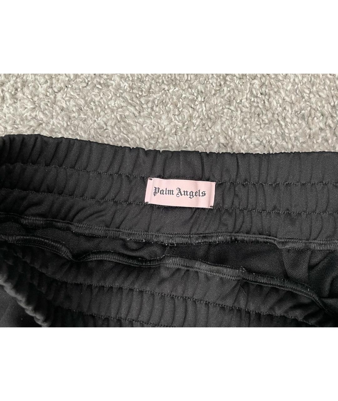 PALM ANGELS Черные полиэстеровые повседневные брюки, фото 5