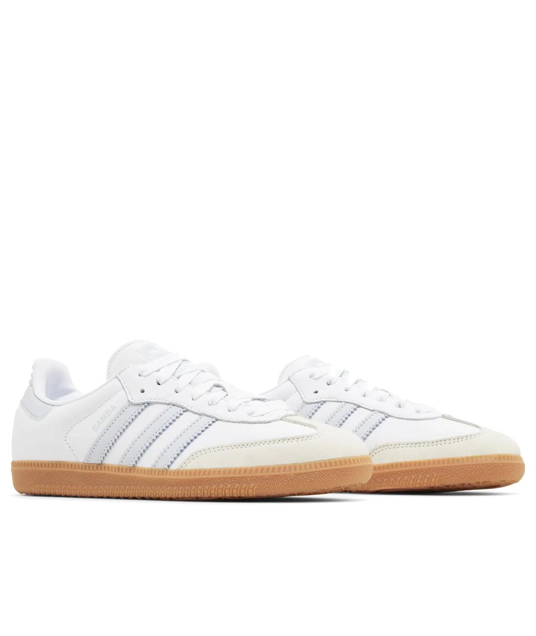 ADIDAS Белые кожаные кроссовки, фото 2