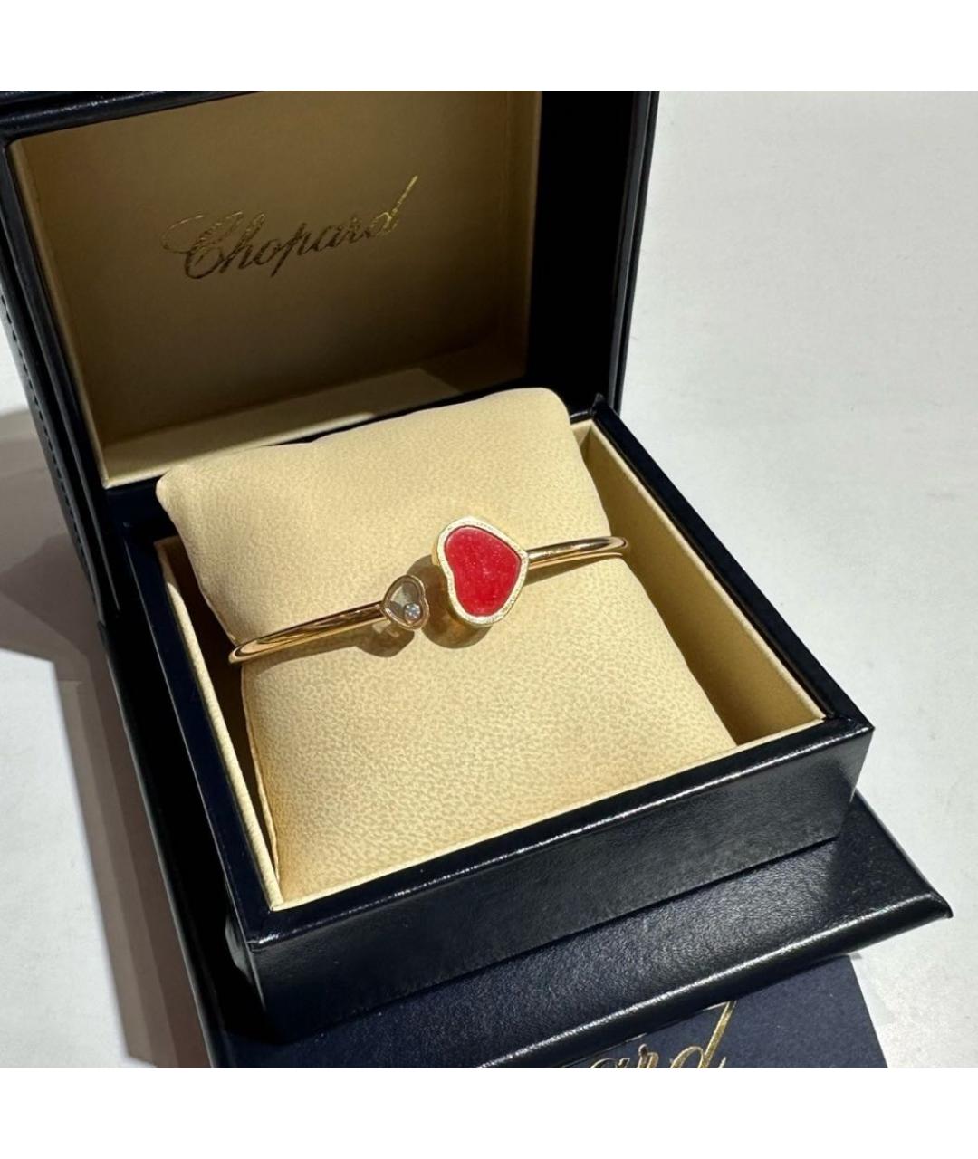 CHOPARD Красный браслет из розового золота, фото 3