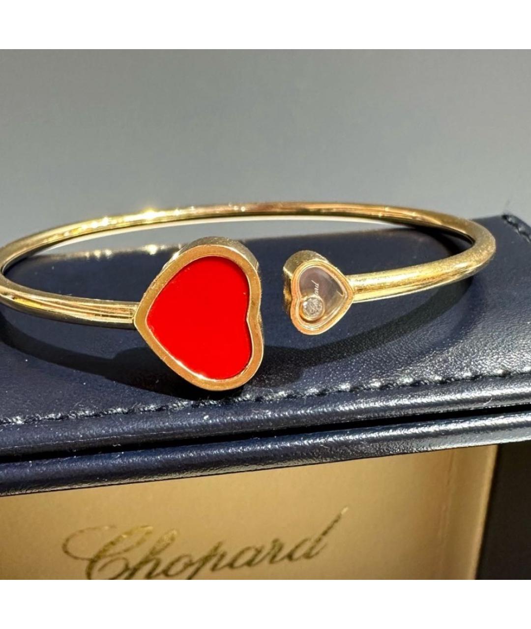 CHOPARD Красный браслет из розового золота, фото 4