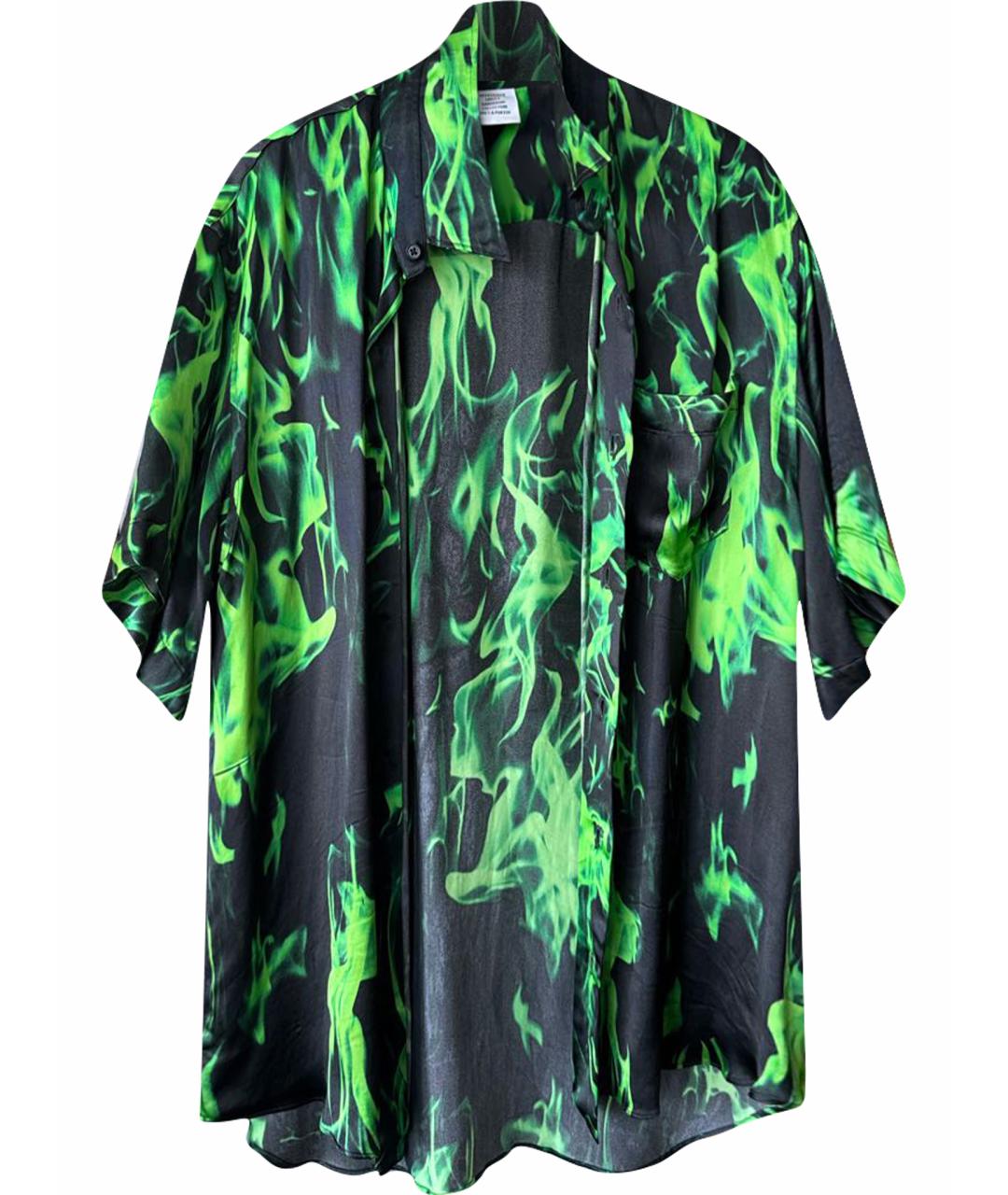 VETEMENTS Зеленая рубашка, фото 1