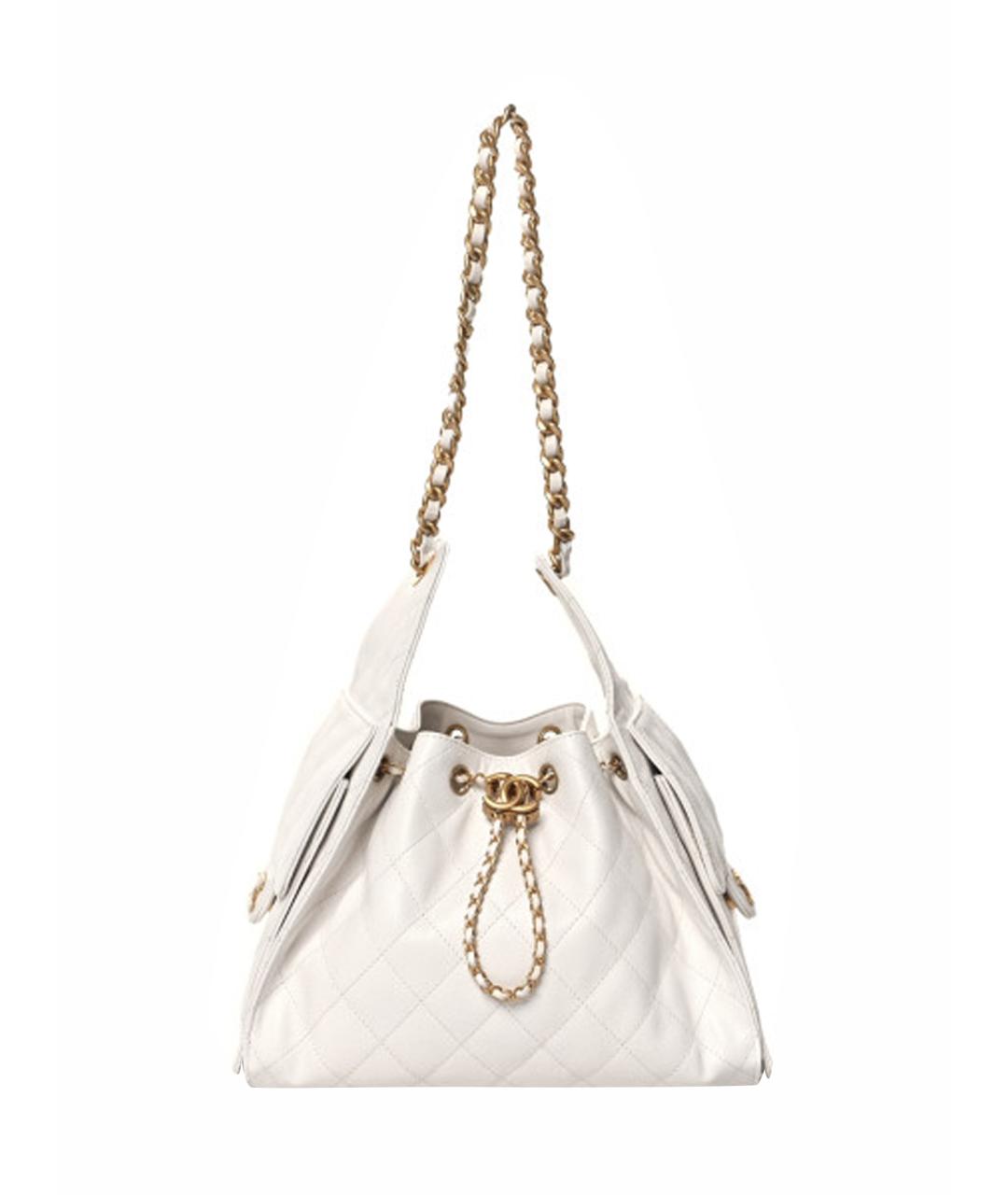 CHANEL Белая сумка тоут, фото 1