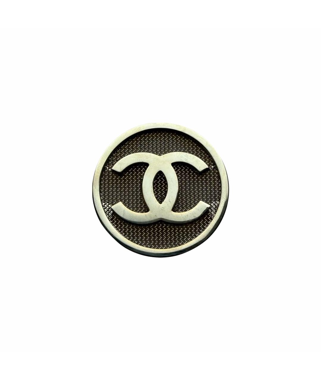 CHANEL Золотая металлическая булавка / брошь, фото 1
