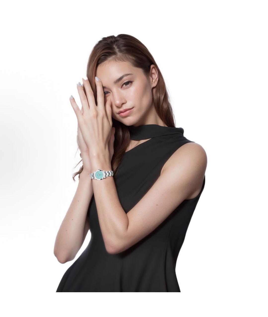ROLEX Серебряные часы, фото 5