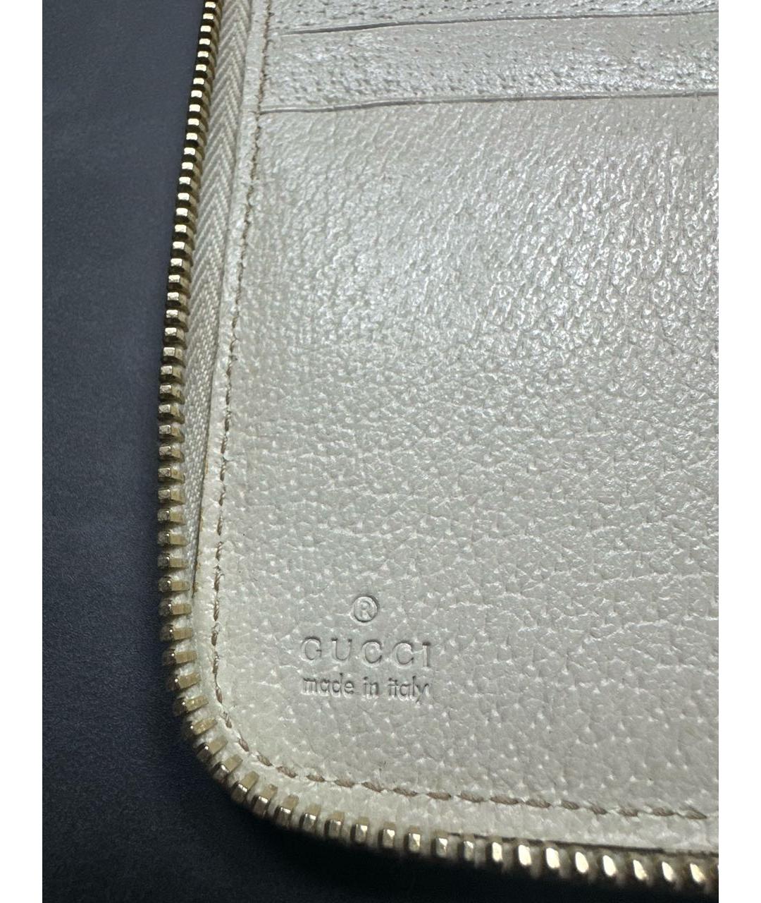 GUCCI Бежевый кошелек, фото 5