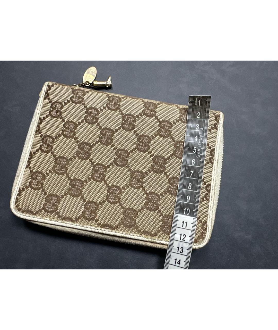 GUCCI Бежевый кошелек, фото 7