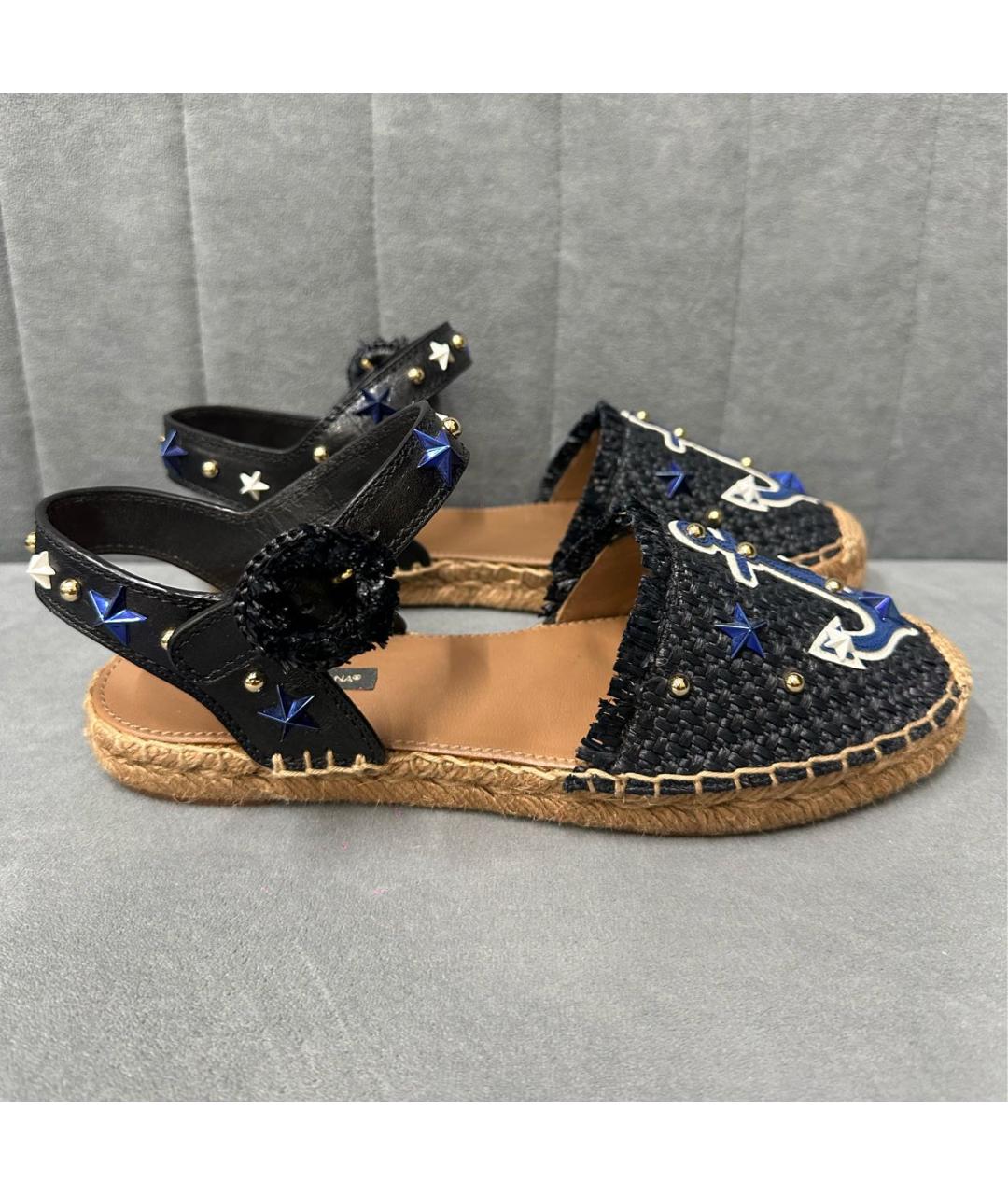 DOLCE&GABBANA Синие эспадрильи, фото 2
