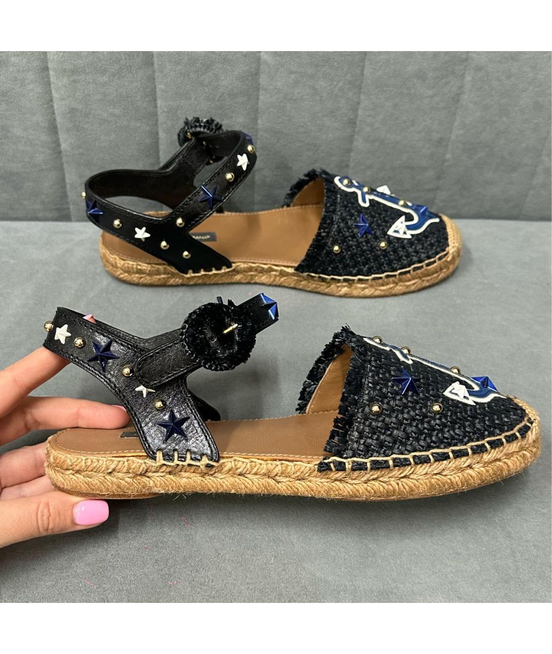 DOLCE&GABBANA Синие эспадрильи, фото 5