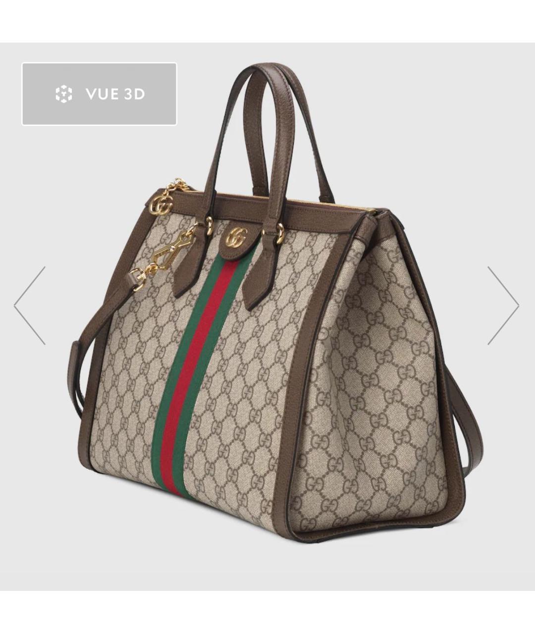 GUCCI Коричневая сумка через плечо, фото 2