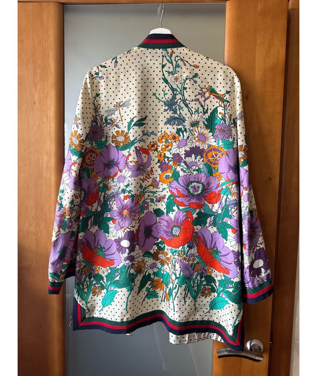 GUCCI Мульти шелковый кардиган, фото 2