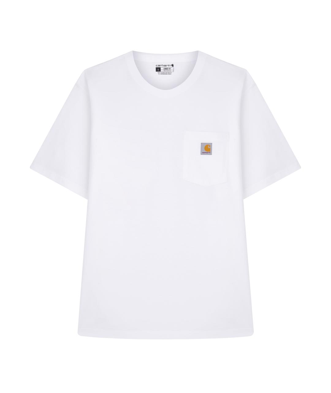 CARHARTT Белая хлопковая футболка, фото 1