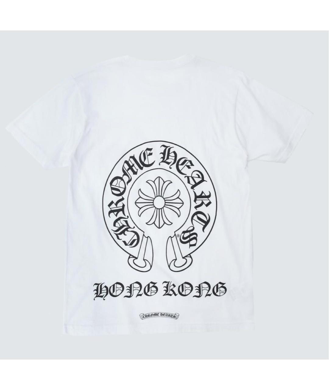 CHROME HEARTS Белая хлопковая футболка, фото 3