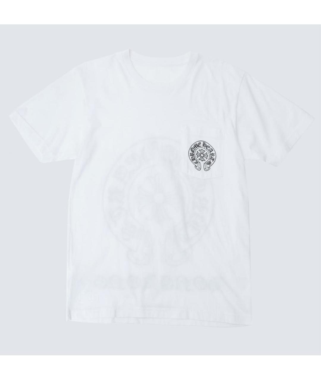 CHROME HEARTS Белая хлопковая футболка, фото 2