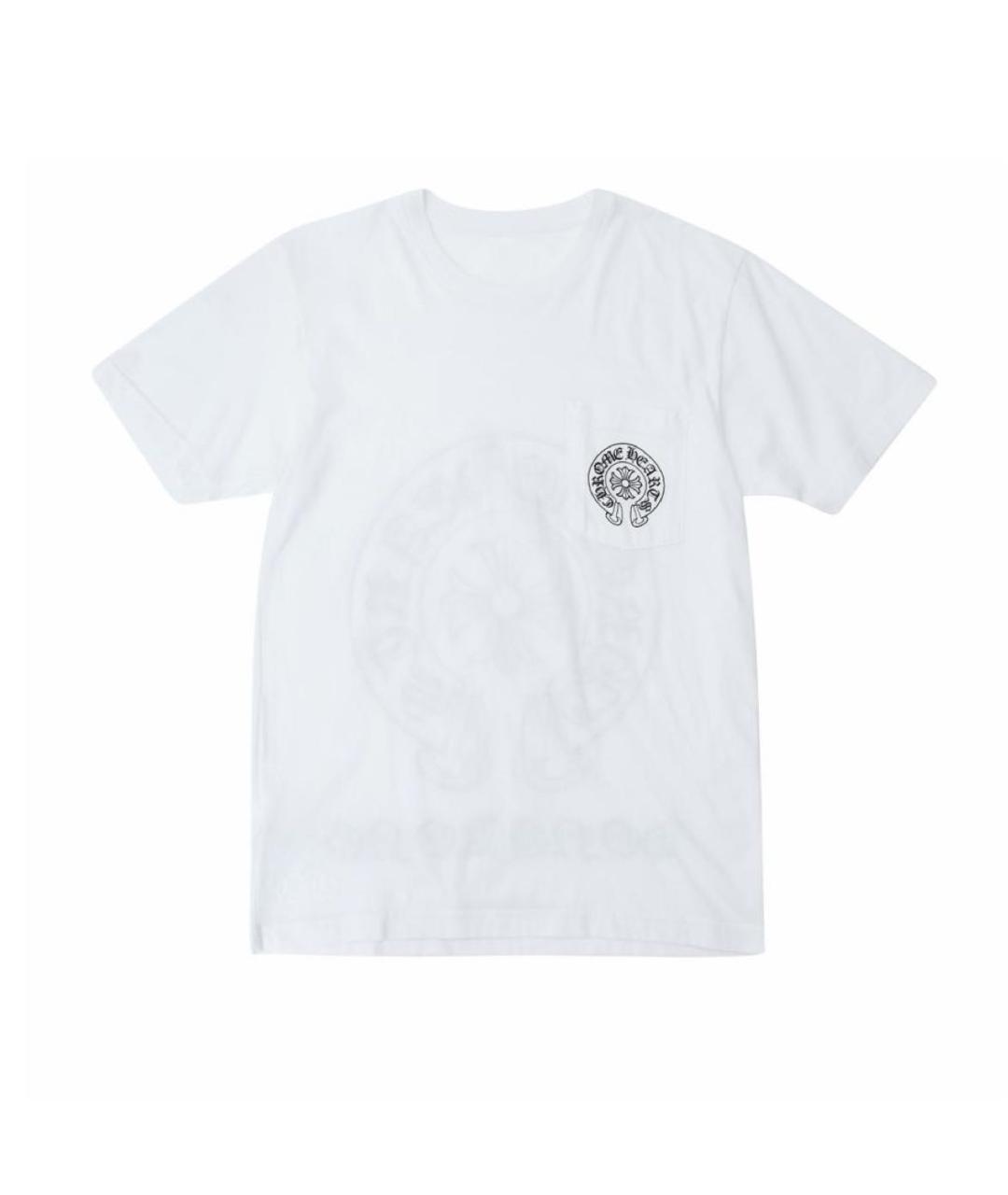 CHROME HEARTS Белая хлопковая футболка, фото 1