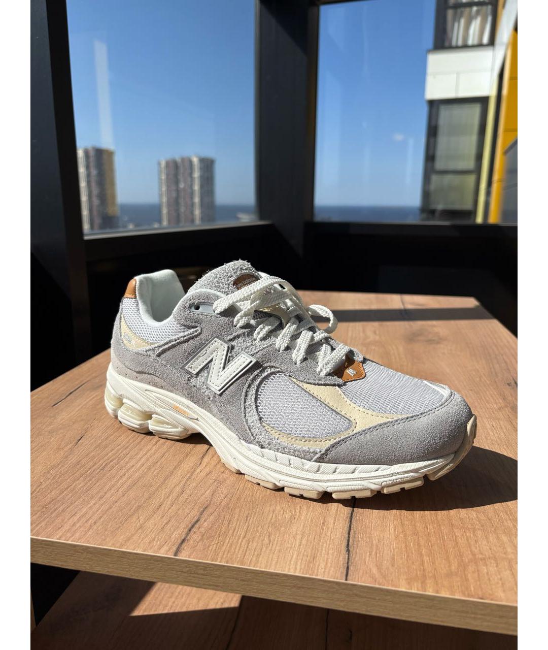 NEW BALANCE Серые замшевые низкие кроссовки / кеды, фото 8