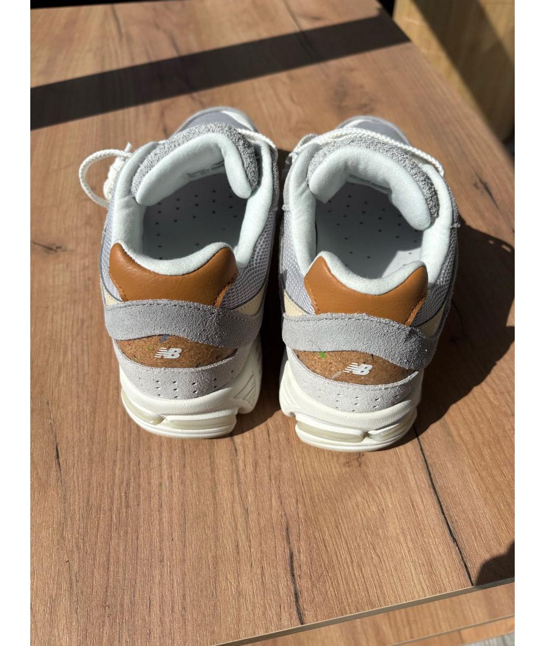 NEW BALANCE Серые замшевые низкие кроссовки / кеды, фото 4