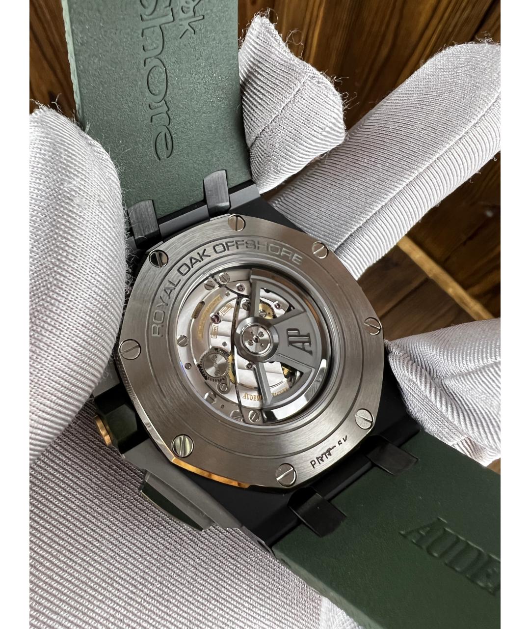 Audemars Piguet Зеленые керамические часы, фото 8