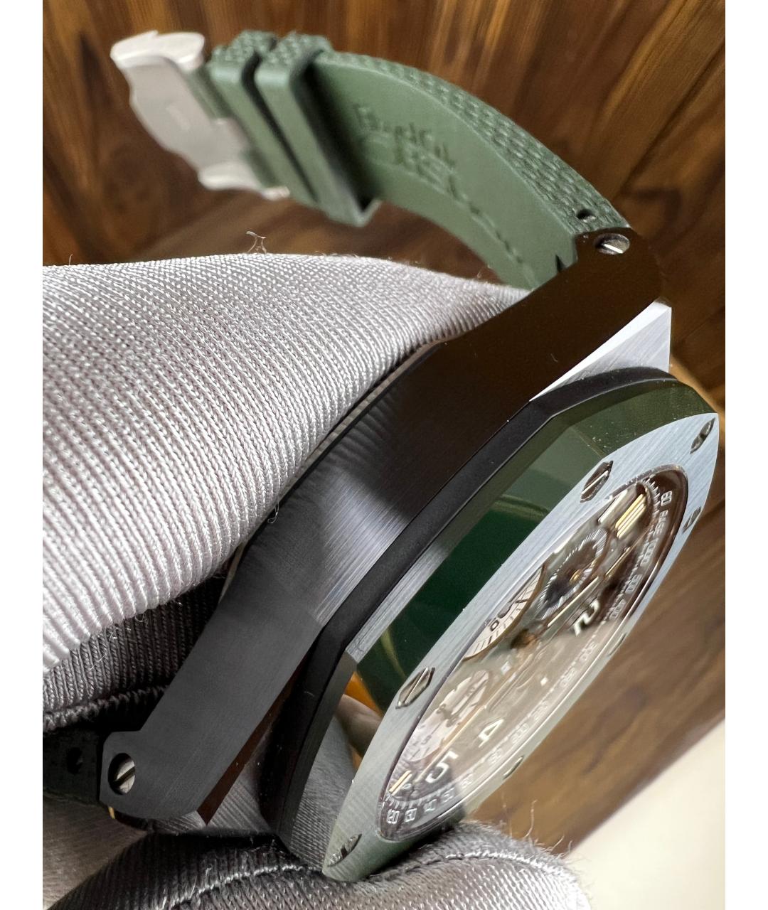 Audemars Piguet Зеленые керамические часы, фото 5