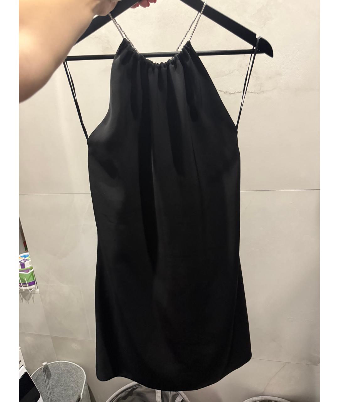 PRADA Черное полиэстеровое коктейльное платье, фото 5