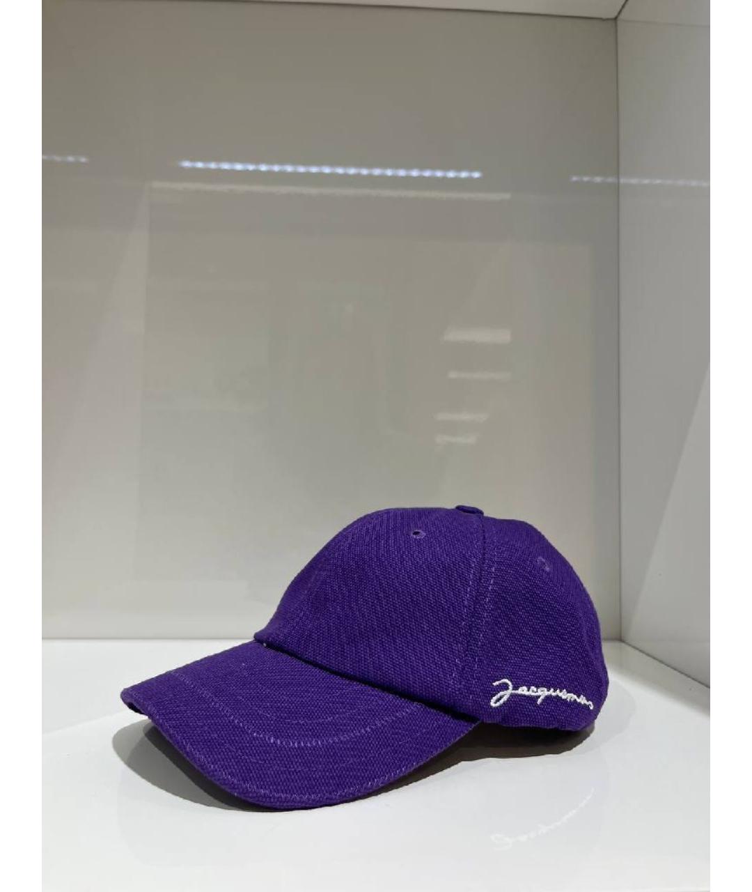JACQUEMUS Фиолетовая кепка, фото 3