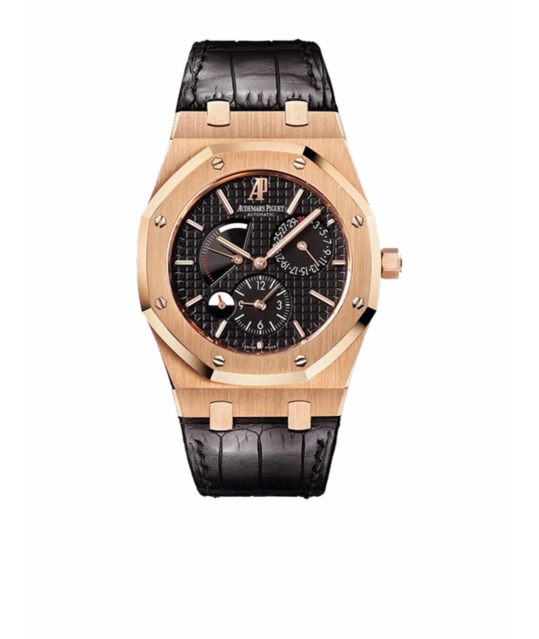 Audemars Piguet Черные часы из розового золота, фото 1