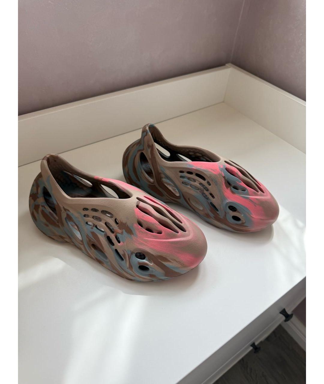 ADIDAS YEEZY Мульти резиновые кроссовки, фото 7