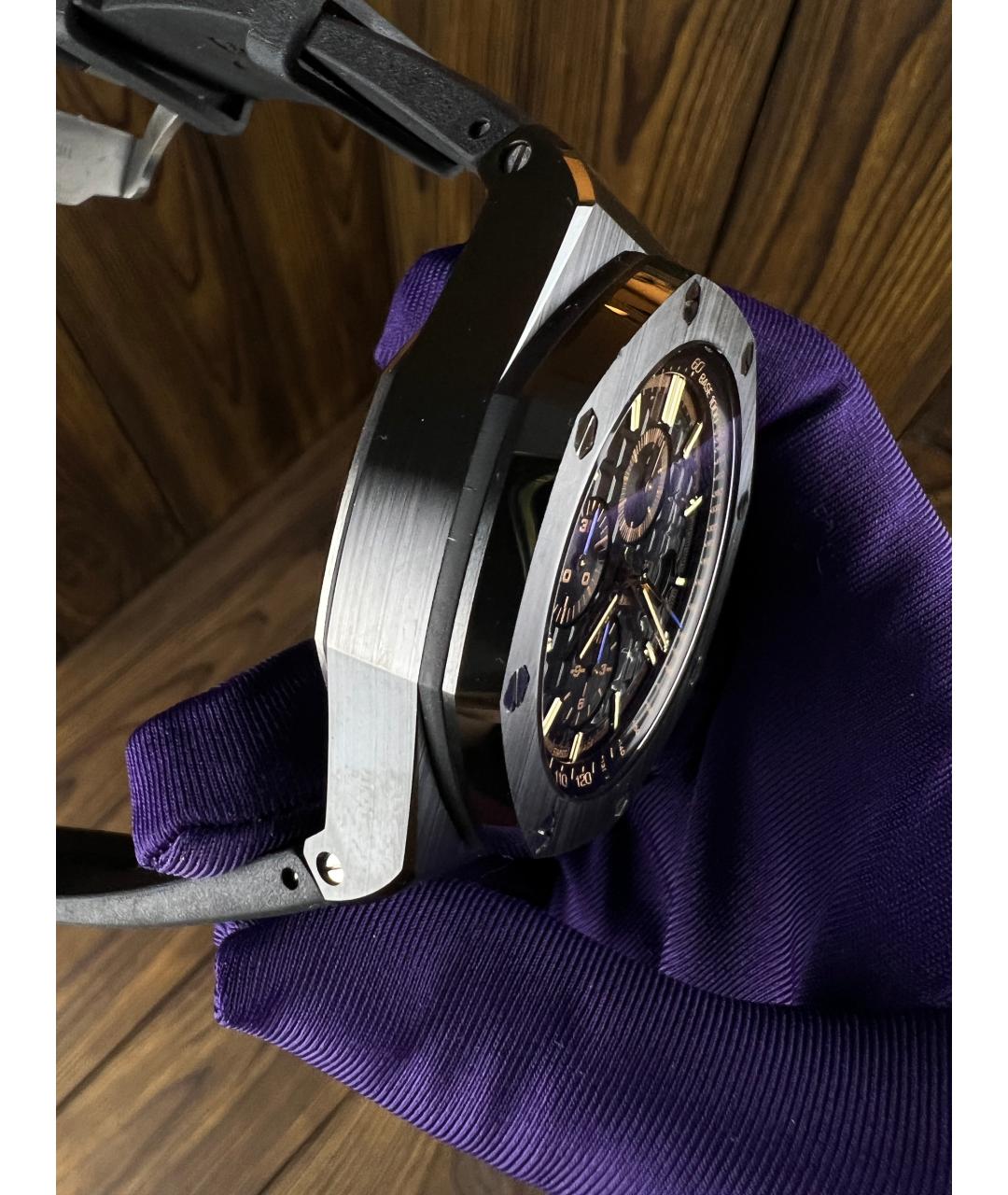 Audemars Piguet Черные керамические часы, фото 4