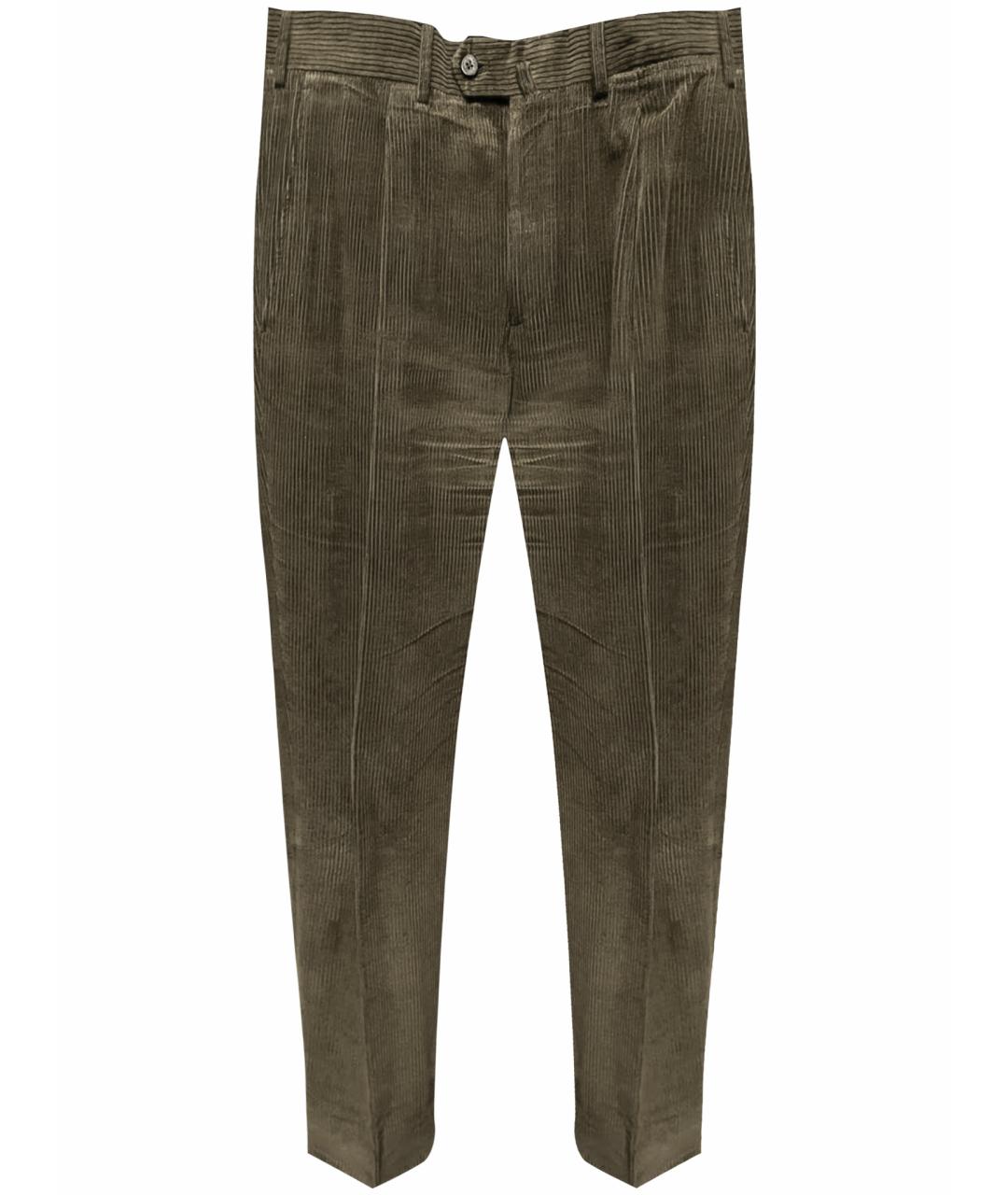LORO PIANA Бежевые хлопковые прямые джинсы, фото 1