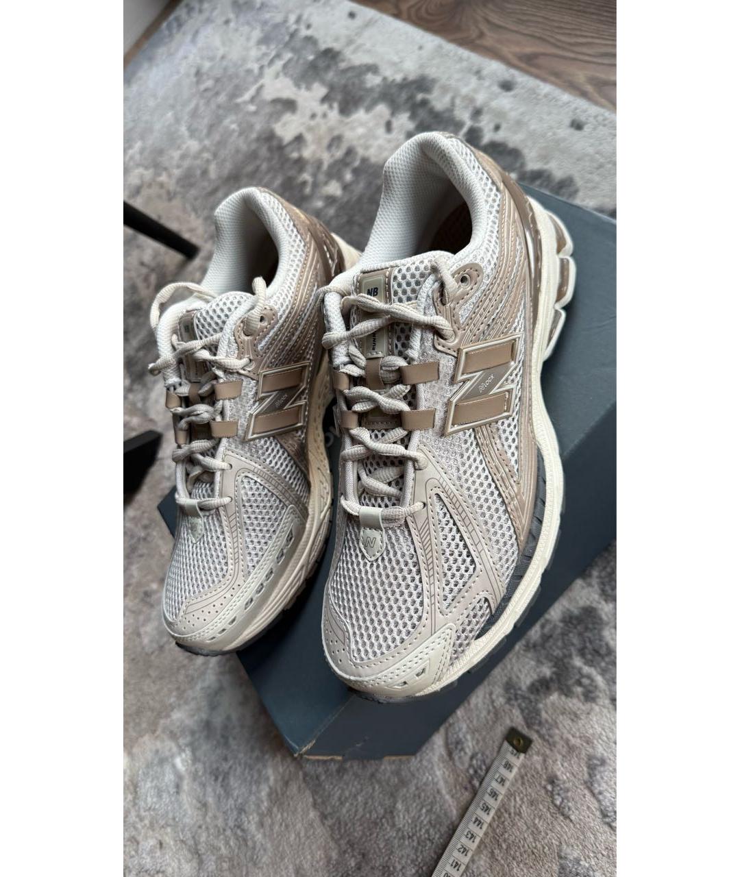 NEW BALANCE Бежевые низкие кроссовки / кеды, фото 5