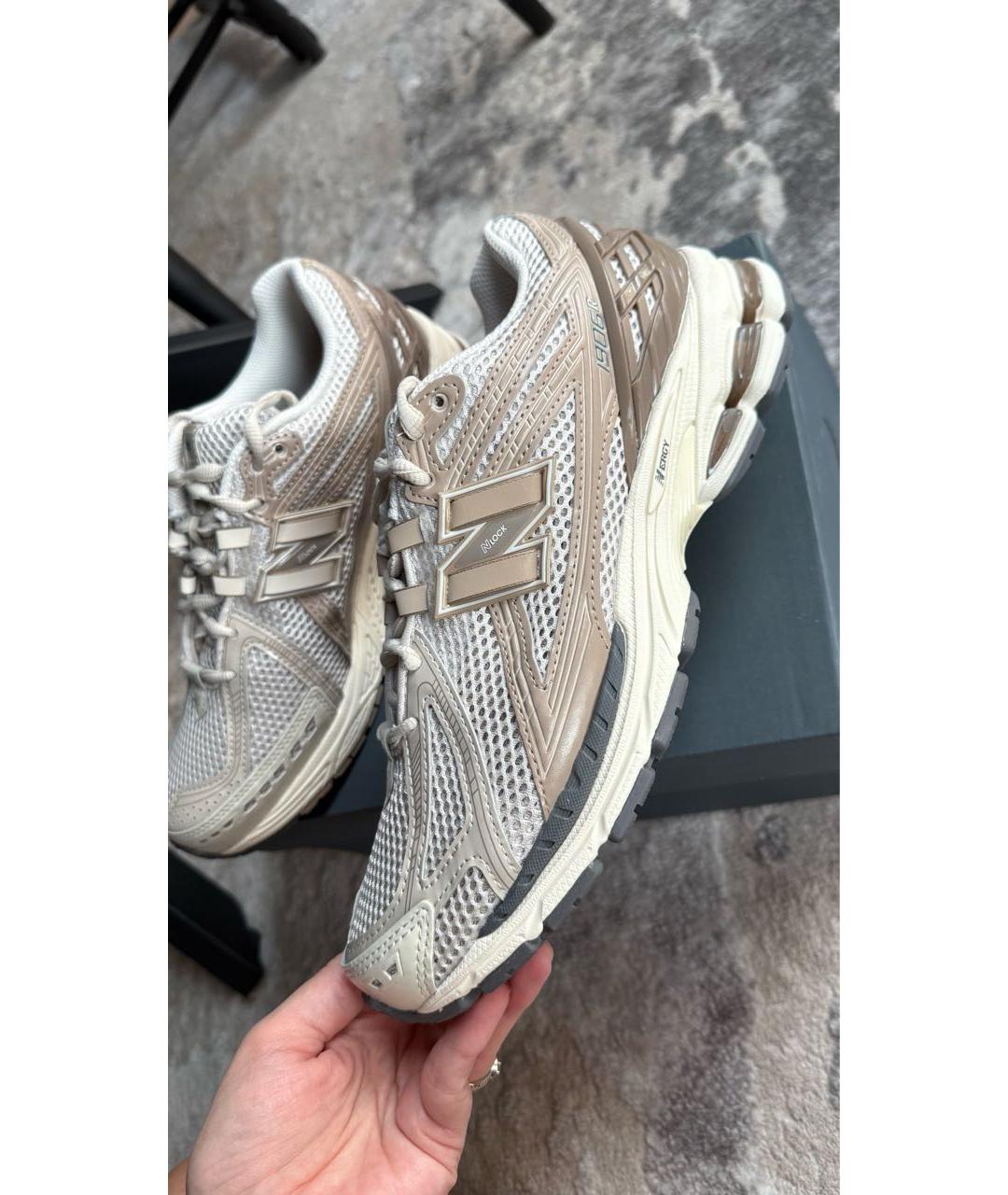 NEW BALANCE Бежевые низкие кроссовки / кеды, фото 7