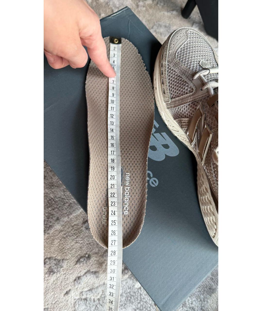 NEW BALANCE Бежевые низкие кроссовки / кеды, фото 4