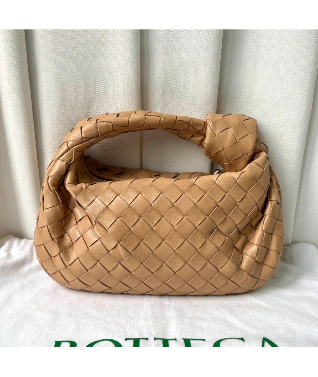 BOTTEGA VENETA Коричневая кожаная сумка с короткими ручками, фото 8