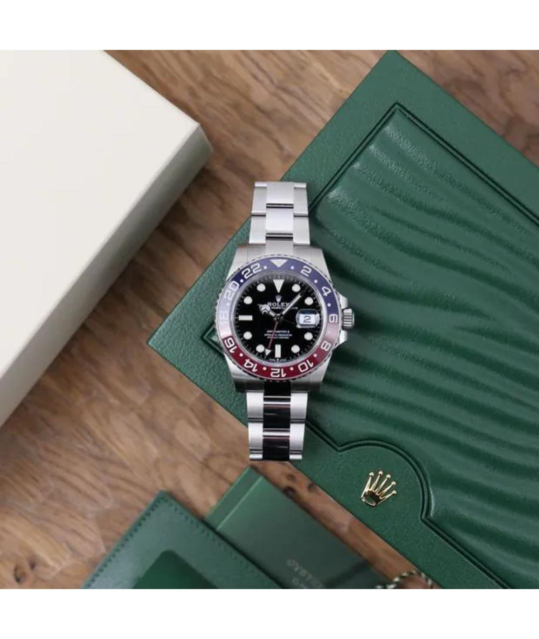 ROLEX Черные часы, фото 5