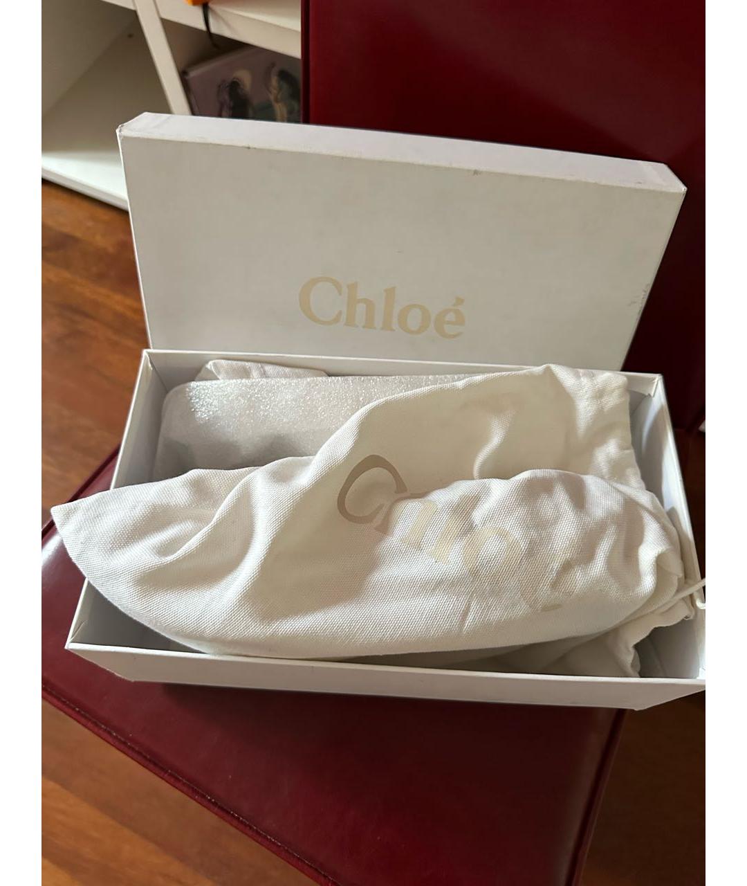 CHLOE Бежевые туфли, фото 5