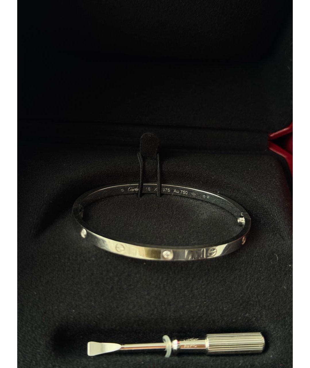 CARTIER Браслет из белого золота, фото 5