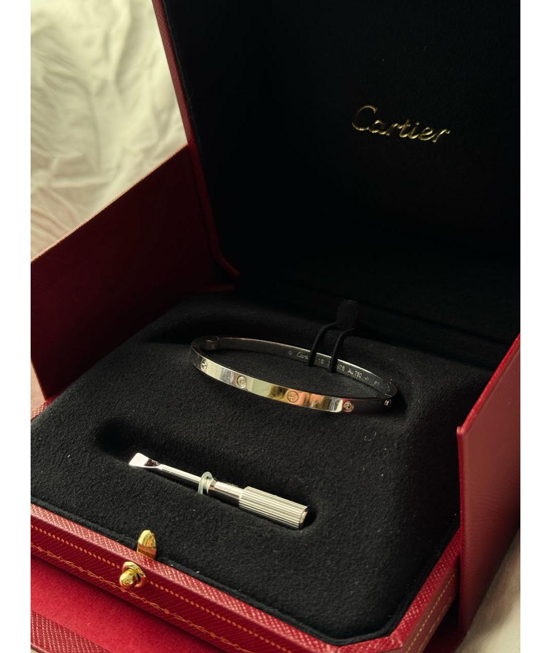 CARTIER Браслет из белого золота, фото 7