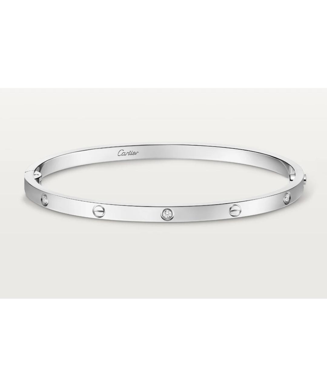 CARTIER Браслет из белого золота, фото 8