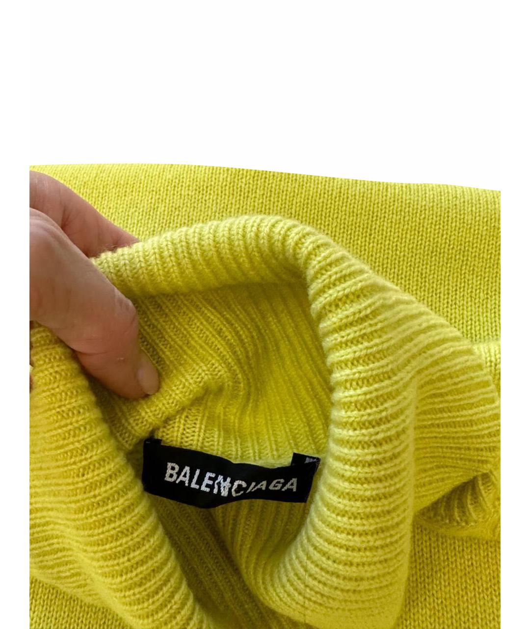 BALENCIAGA Желтый джемпер / свитер, фото 7